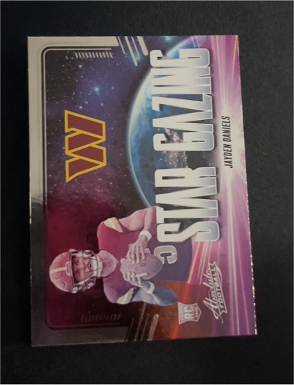 2024 Panini Absolute #SG-JDS Jayden Daniels Star Gazing — front