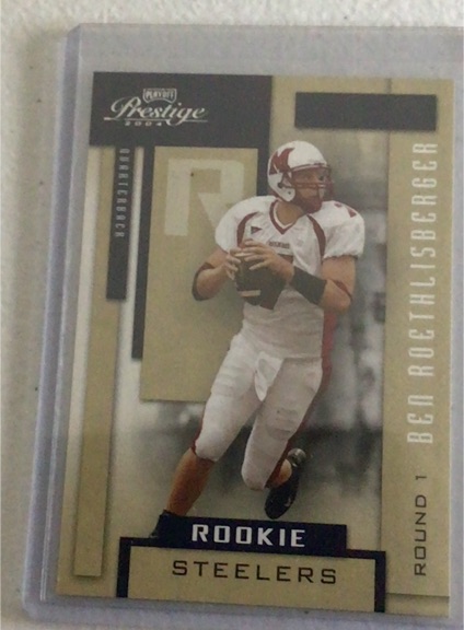 2004 Playoff Prestige #159 Ben Roethlisberger — front