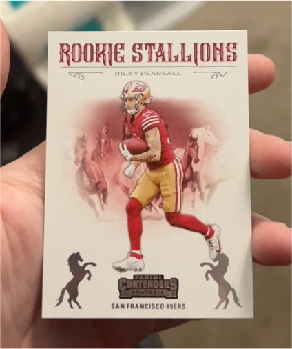 2024 Panini Contenders #15 Ricky Pearsall Rookie Stallions — front