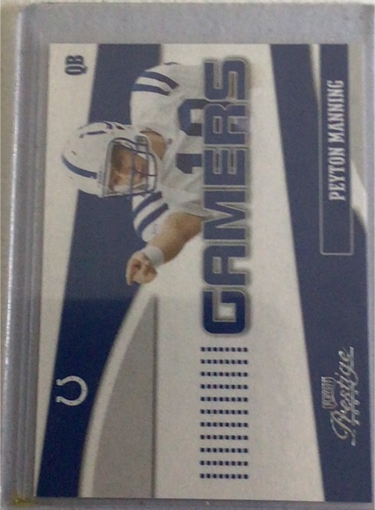 2004 Playoff Prestige Gamers #G-11 Peyton Manning — front