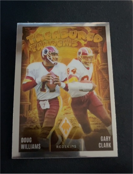 2024 Panini Phoenix #TT-WAS Doug Williams / Gary Clark Treasured Tandems — front