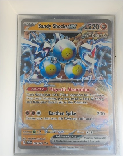 2023 Pokémon SV04 Paradox Rift #108 Sandy Shocks ex — front