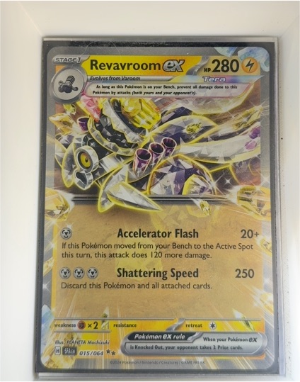 2024 Pokémon S&V: Shrouded Fable #015 Revavroom ex — front