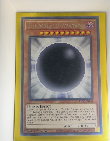 Yu-Gi-Oh! 2020 KICO-EN061 The Wicked Avatar — front