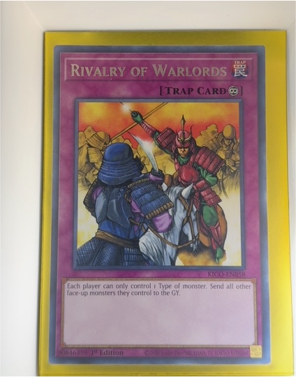 2003 Yu-Gi-Oh! Rivalry of Warlords KICO-EN058 — front