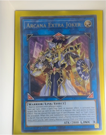 2020 Yu-Gi-Oh! KICO-EN030 Arcana Extra Joker — front