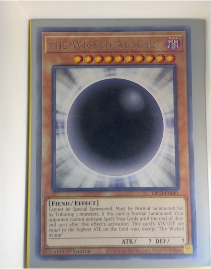 2020 Konami Yu-Gi-Oh! #KICO-EN061 The Wicked Avatar — front