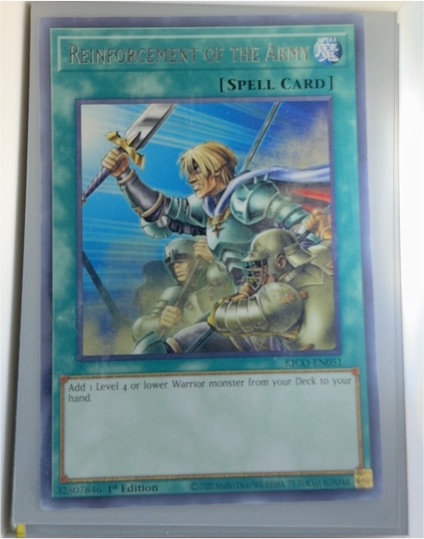 Yu-Gi-Oh! 2003 KICO-EN051 Reinforcement of the Army — front