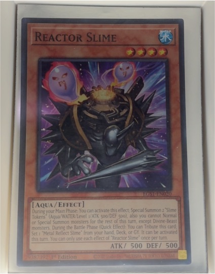 Yu-Gi-Oh! 2020 LED7-EN002 Reactor Slime — front