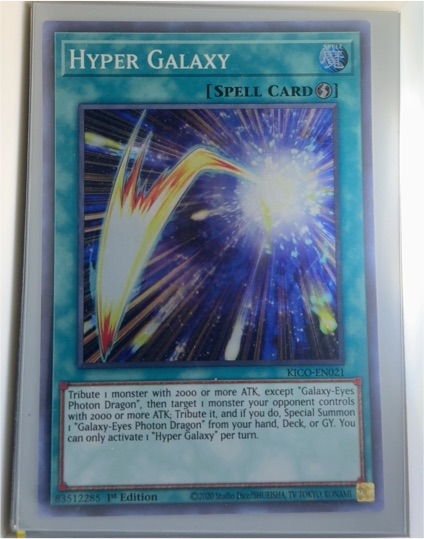 2020 Yu-Gi-Oh! KICO-EN021 Hyper Galaxy — front