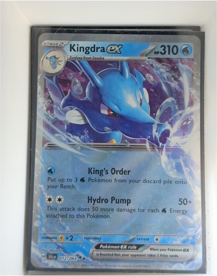 2024 Pokémon SV: Shrouded Fable #012 Kingdra ex — front