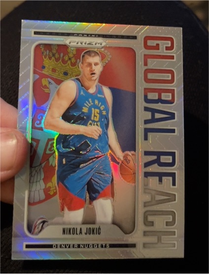 2024-25 Panini Prizm Global Reach #2 Nikola Jokić — front