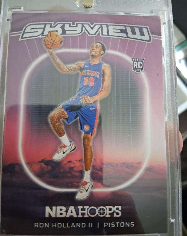 2024-25 Panini NBA Hoops #9 Ron Holland II Skyview Rookie Card — front