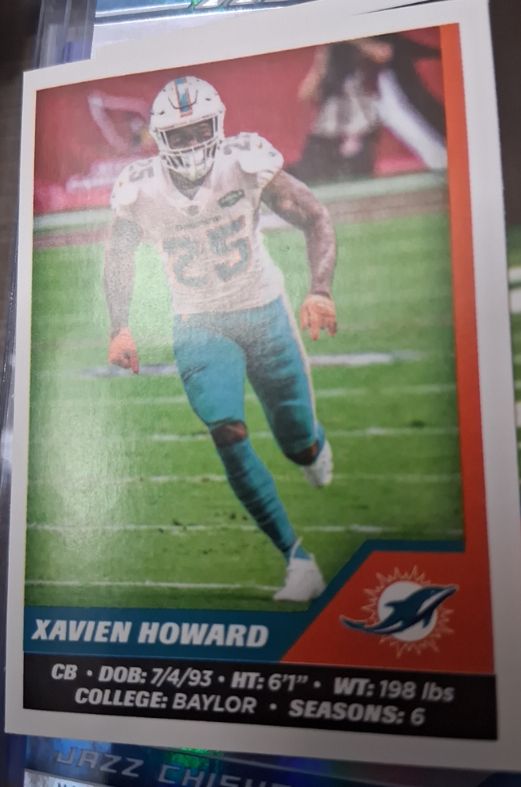 2021 Panini NFL Sticker #Xavien Howard — front