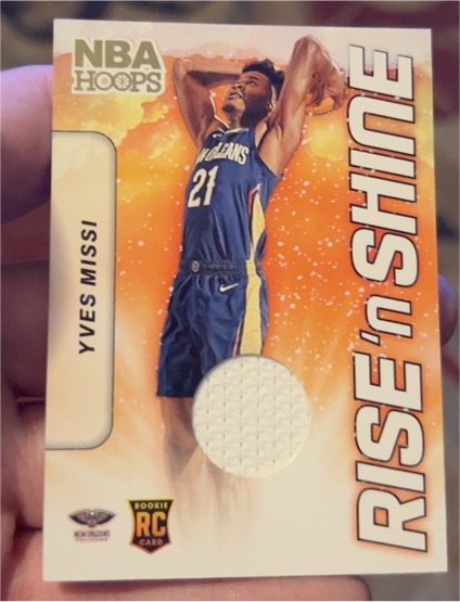 2024-25 Panini NBA Hoops Rise 'N Shine #RSM-YMP Yves Missi — front