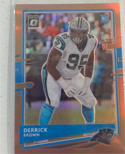 2020 Panini Donruss Optic #114 Derrick Brown — front
