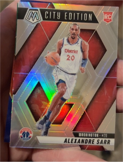 2024-25 Panini Mosaic City Edition #278 Alexandre Sarr — front