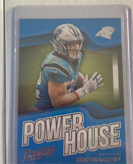 2021 Panini Prestige Power House #PH-CM Christian McCaffrey — front