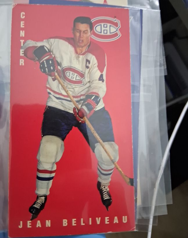 1994-95 Parkhurst 64-65 Tall Boy #85 Jean Beliveau — front