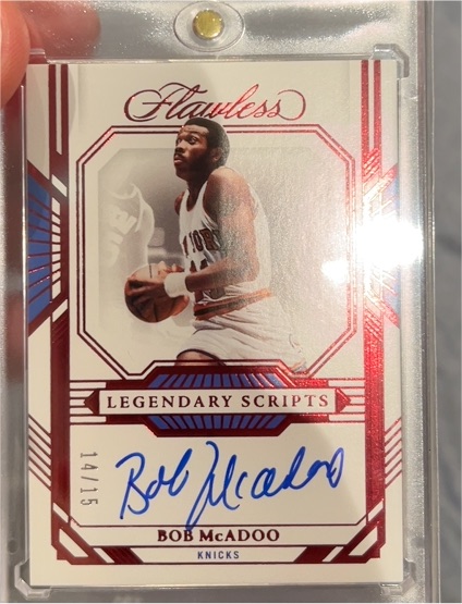 2022-23 Panini Flawless Legendary Scripts #Bob McAdoo — front