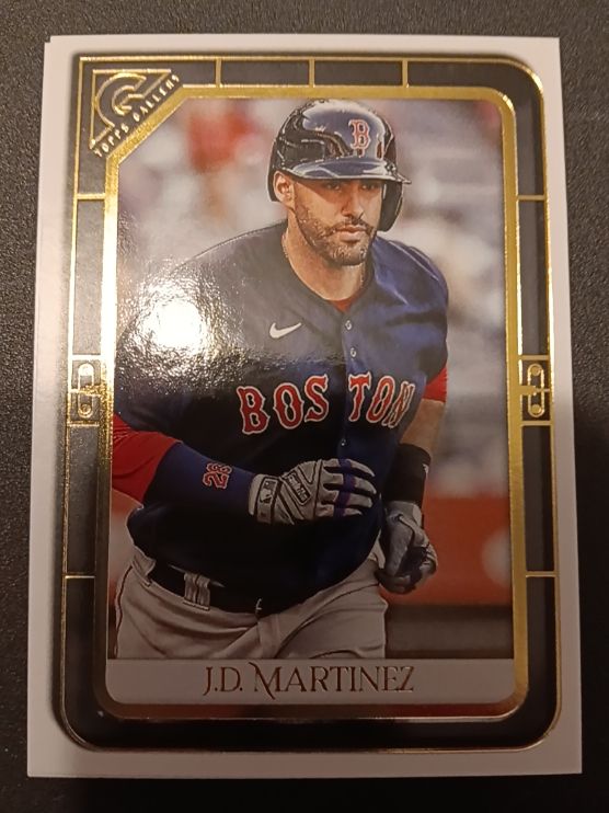 2021 Topps Gallery #58 J.D. Martinez — front