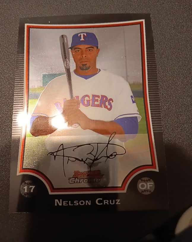 2009 Bowman Chrome #111 Nelson Cruz — front