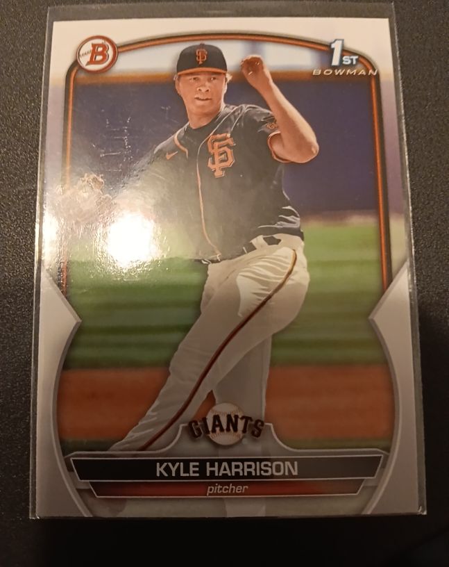2023 Bowman #BP-93 Kyle Harrison — front