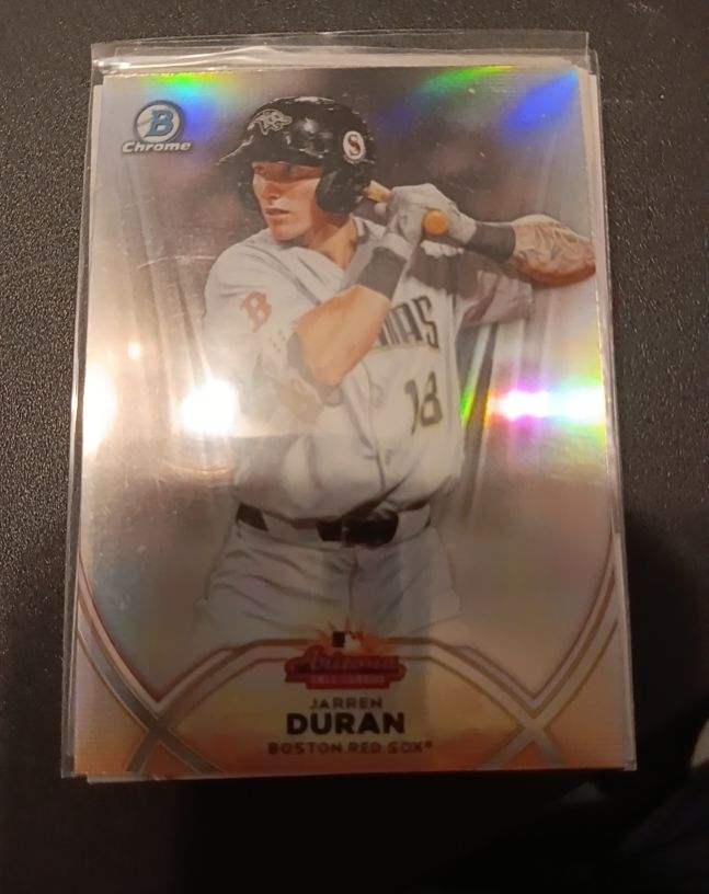 2020 Bowman Chrome Arizona Fall League #AFL-JD Jarren Duran — front
