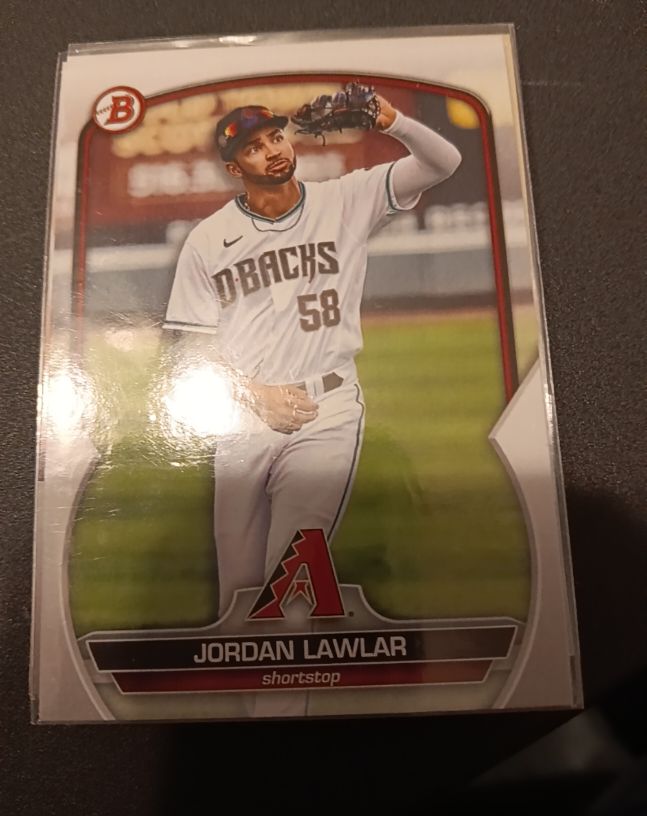 2023 Bowman Prospects #BP-92 Jordan Lawlar — front