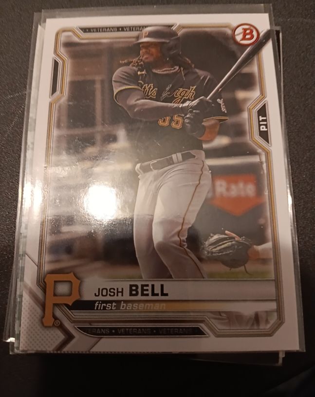 2021 Bowman #15 Josh Bell — front