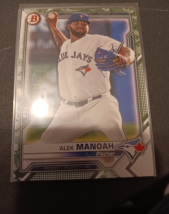 2021 Bowman #BP-27 Alek Manoah — front