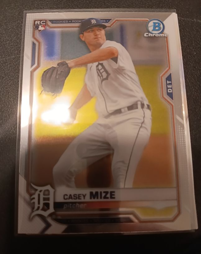 2021 Bowman Chrome #9 Casey Mize — front