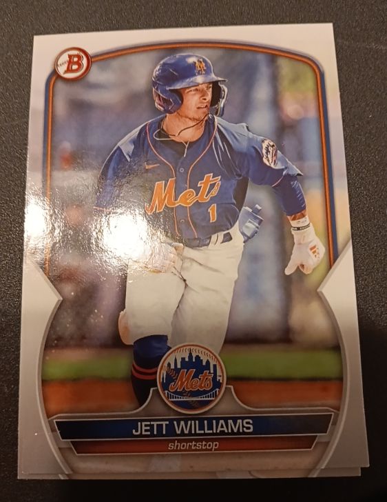 2023 Bowman Prospects #BP-49 Jett Williams — front