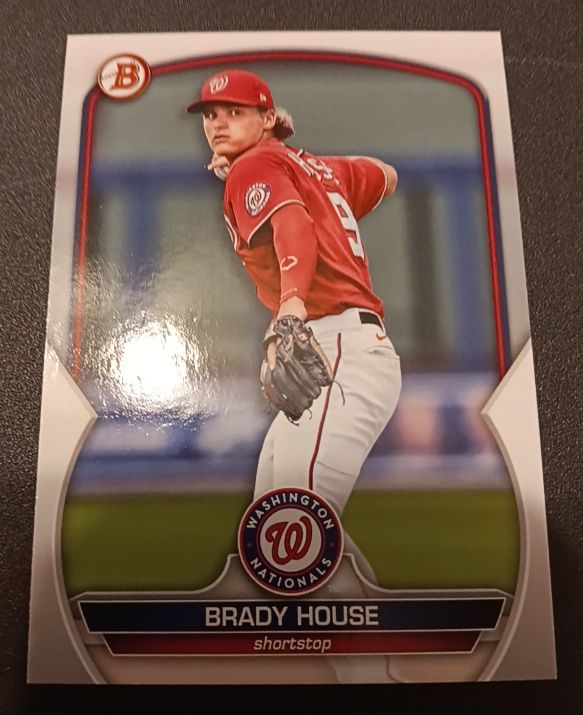 2023 Bowman Prospects #BP-68 Brady House — front