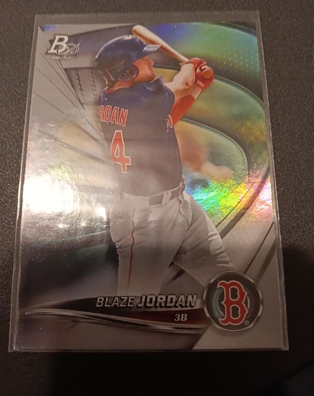 2022 Bowman Platinum #TOP-52 Blaze Jordan — front