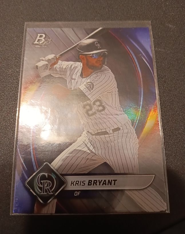 2022 Bowman Platinum #20 Kris Bryant — front