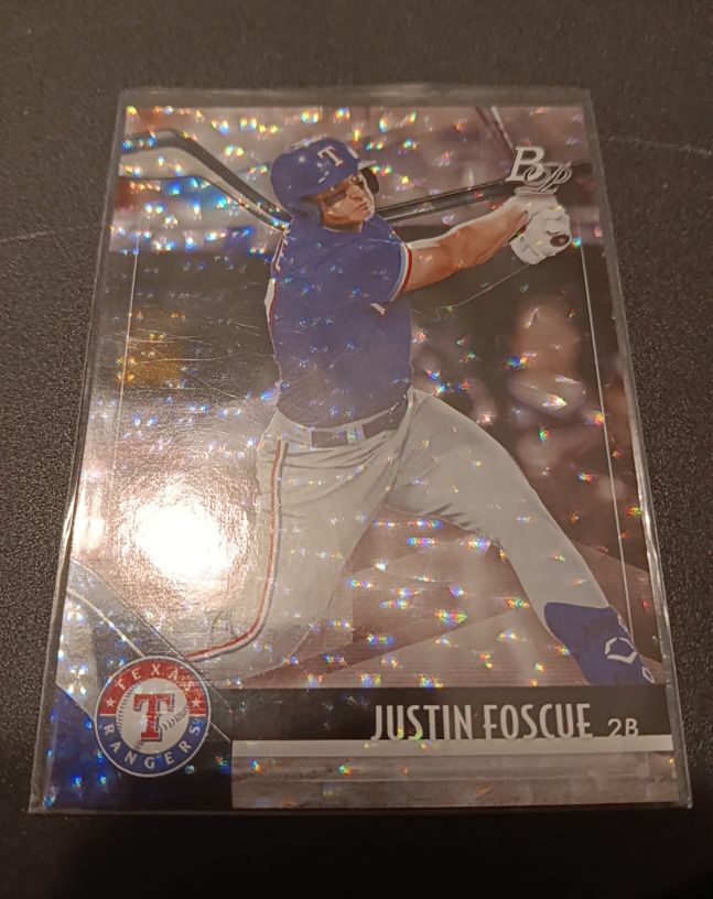 2021 Bowman Platinum #TOP-52 Justin Foscue — front