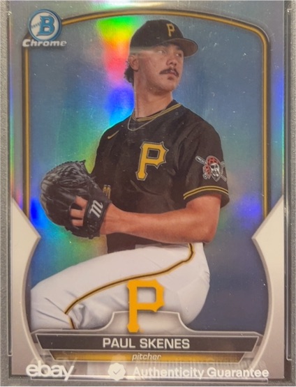 2023 Bowman Chrome Draft #BDC-14 Paul Skenes — front