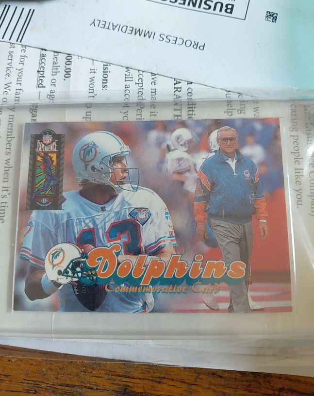 1994 Classic NFL Experience #MD1 Dan Marino / Don Shula — front