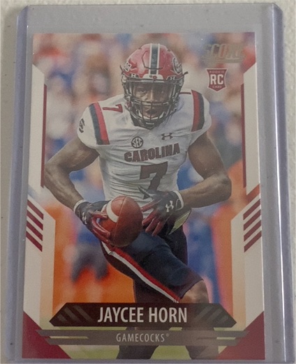 2021 Panini Score #344 Jaycee Horn — front