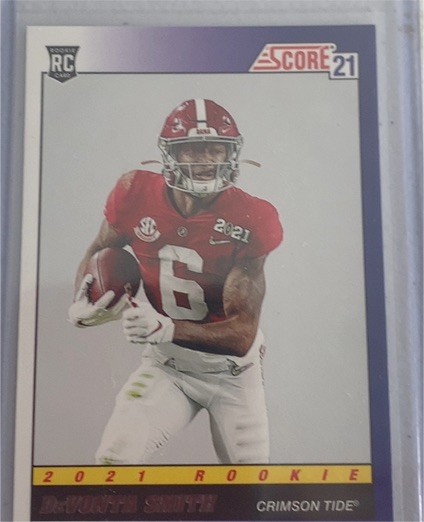 2021 Panini Score #TB4 DeVonta Smith — front