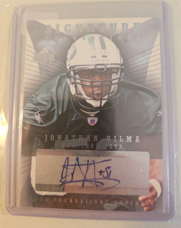 2004 Upper Deck Foundations #SF-JV Jonathan Vilma — front