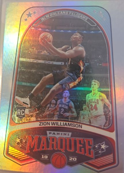 2019-20 Panini Chronicles Marquee #244 Zion Williamson — front