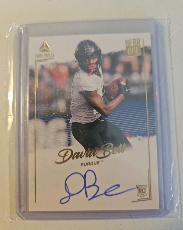 2022 Panini Luminance Year One #YSR-DBE David Bell — front