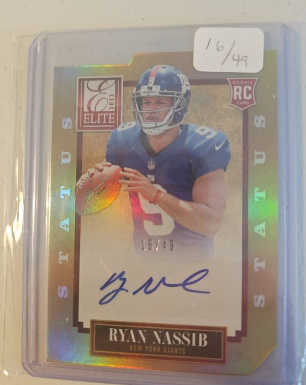 2013 Elite Status #S Ryan Nassib — front