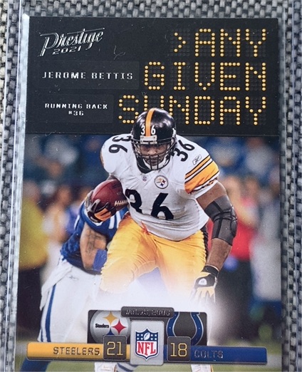 2021 Panini Prestige #AGS-JB Jerome Bettis Any Given Sunday — front