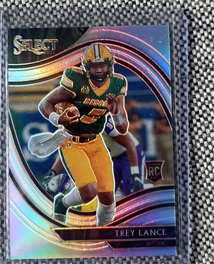 2021 Panini Chronicles Draft Picks Select #260 Trey Lance — front