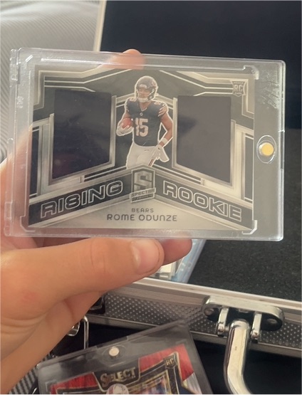 2024 Panini Spectra Rising Rookie Dual Jersey #RRM-ROD Rome Odunze — front
