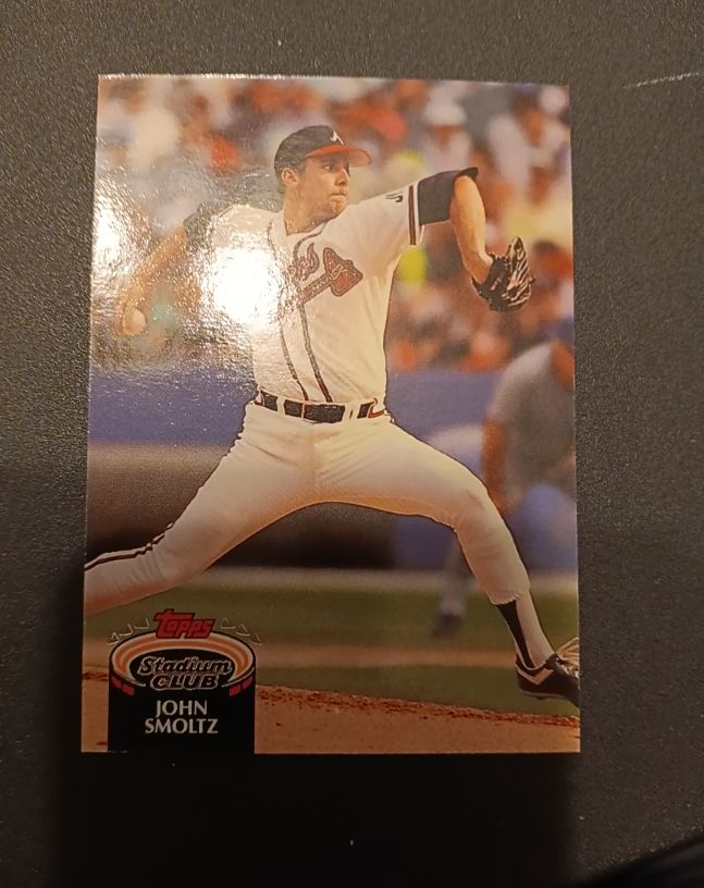 1992 Topps Stadium Club #459 John Smoltz — front