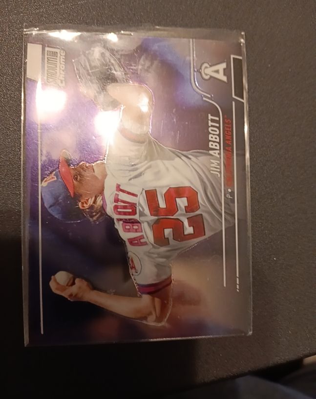 2022 Topps Stadium Club Chrome #67 Jim Abbott — front